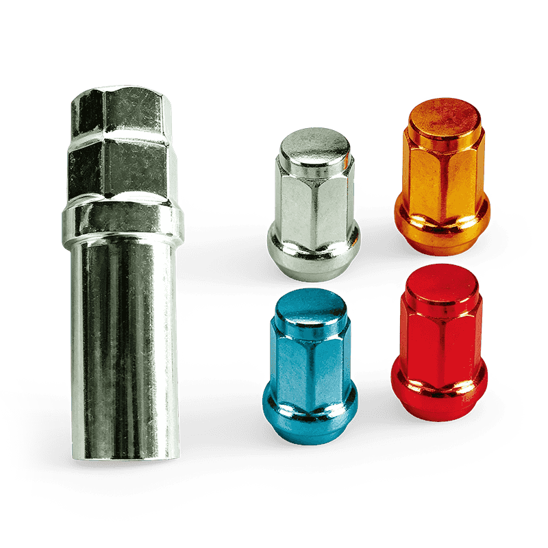 صواميل قفل العجلات WF-K070 المطروقة سباعية الأضلاع ذات 7 جوانب